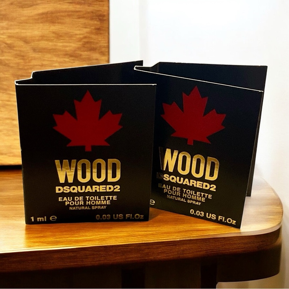 DSQUARED2 WOOD Eau De Toilette Natural Spray SET of 2